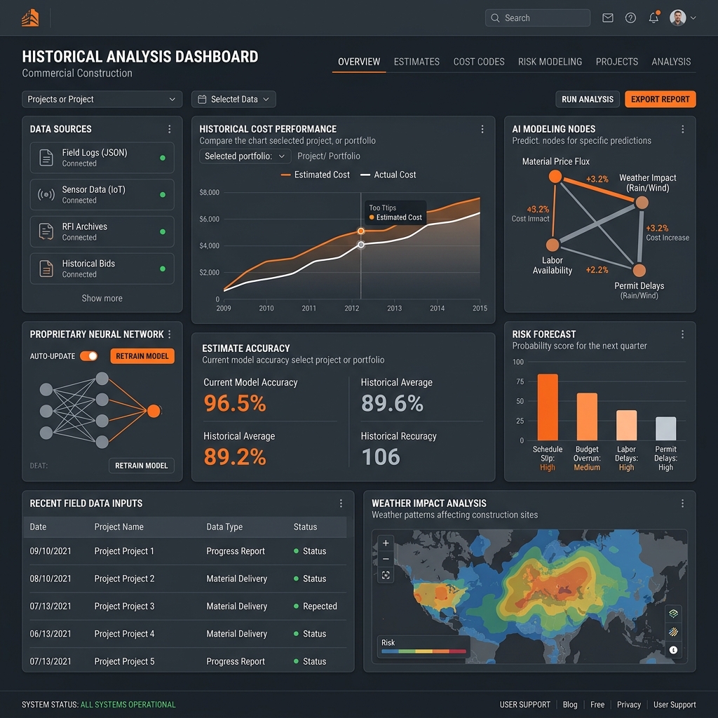 DeltaDrift dashboard